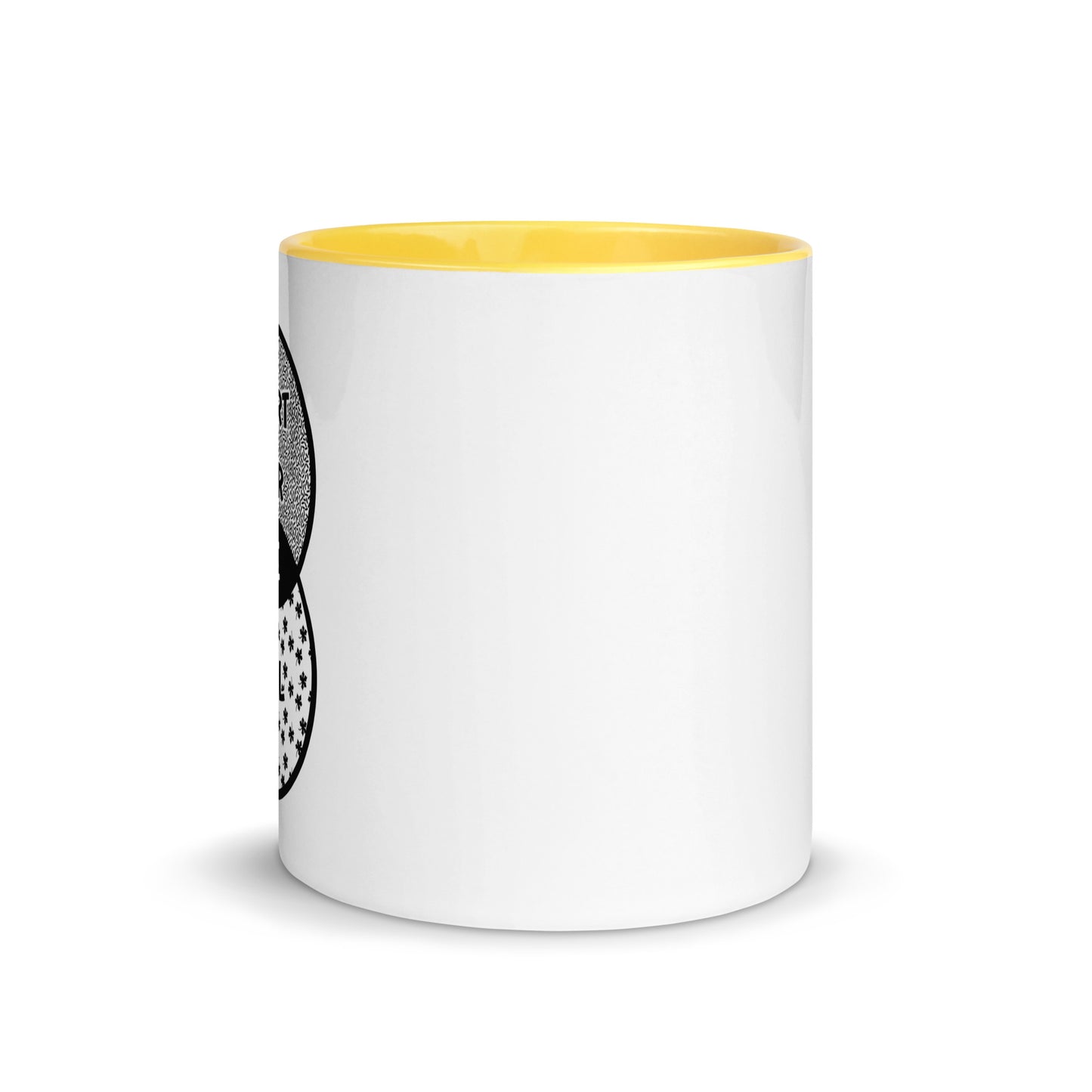 Short Hair Bold Girl Ceramic Mug